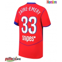 Camiseta Paris Saint-Germain Warren Zaire-Emery #33 Tercera Equipación 2025-26 manga corta